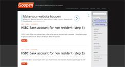 Desktop Screenshot of goopen.net